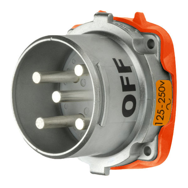 39-68177-K07 - DR100 INLET METAL SIZE 4 TYPE 3R 3P+N+G 100A 125/250 VAC 60 Hz NO AUX